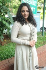 Nithya Menon at OK Bangaram Movie Audio Success Meet